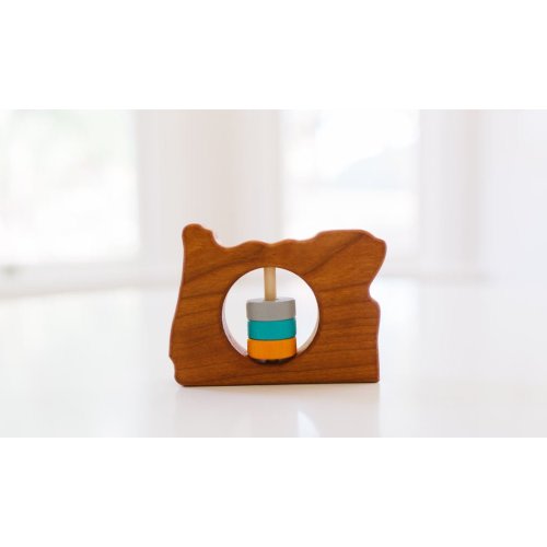 Oregon State Wooden Baby Rattle™