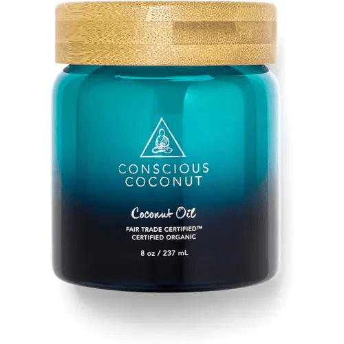 Not Your Ordinary Coconut Oil Jar by Conscious Coconut. Small Batch, Organic, Fair Trade, Virgin, Hand Pressed