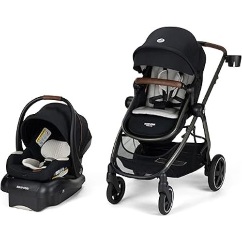 Maxi-COSI Zelia™² Luxe 5-in-1 Modular Travel System, Onyx Sand