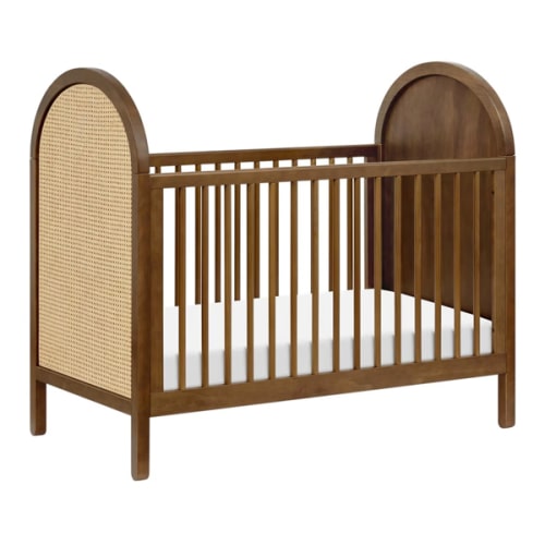 Babyletto Bondi Cane 3-in-1 Convertible Crib with Toddler Bed Conversion Kit