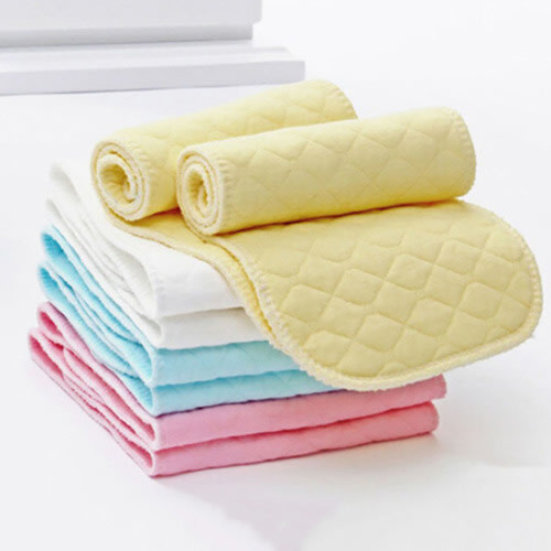 Cheers US 10Packs Cloth Diapers Burp Cloth, Thick Washable Absorbent Cotton Diaper for Babies and Toddlers Multi-Use