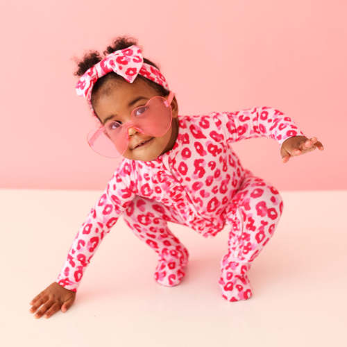 Ashley Footie Ruffled Zippered One Piece