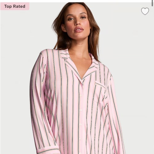 Modal Soft Button-Front Sleepshirt