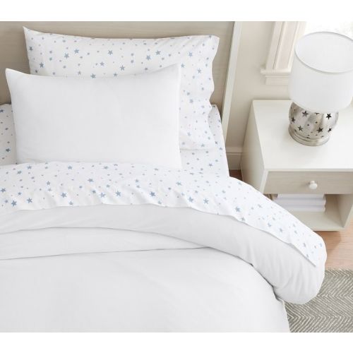 Pink Full Size Organic Super Soft Kids' Duvet Cover | Pottery Barn Kids