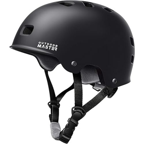 OutdoorMaster Skateboard Bike Helmet for Adult,Youth and Kids