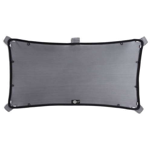 Safe Fit Magnetic Adjust-to-Fit Baby Sunshade, Easy to Install, Gray