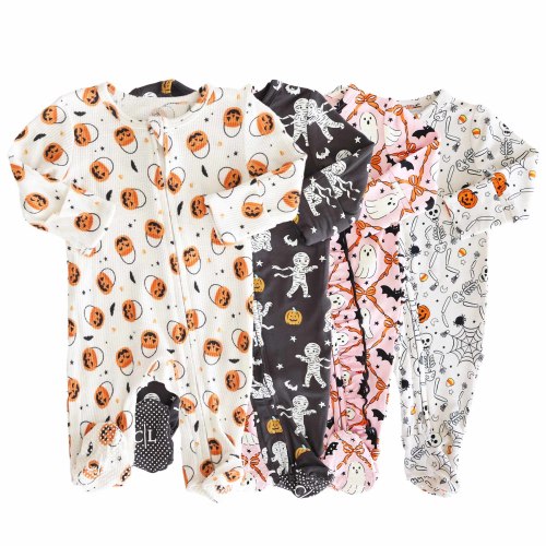 Halloween Zipper Footies