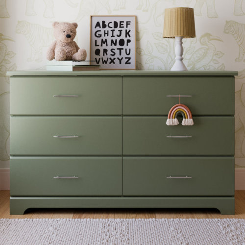 Storkcraft Brookside 6 Drawer Double Dresser & Reviews | Wayfair