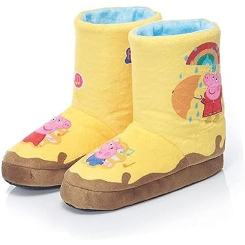 Peppa Pig Toys Muddy Puddle Boots with Sounds | Interactive Wearable Yellow Toy Wellies with Sound and Music activated as you Walk or Run