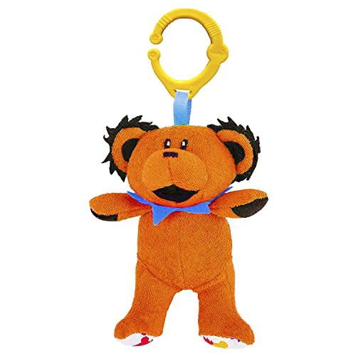 Daphyl's Grateful Dead Dancing Bear, Infant, Interactive Plush Toy, Orange