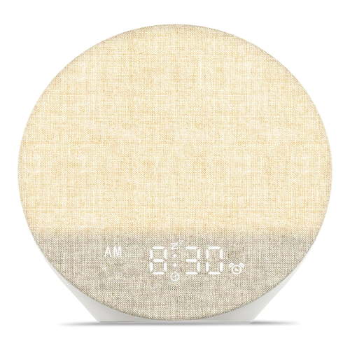 Dreamegg White Noise Sound Machine for Adult Sleep Sunrise Wake Up Alarm, 29 Soothing Sounds Therapy, White