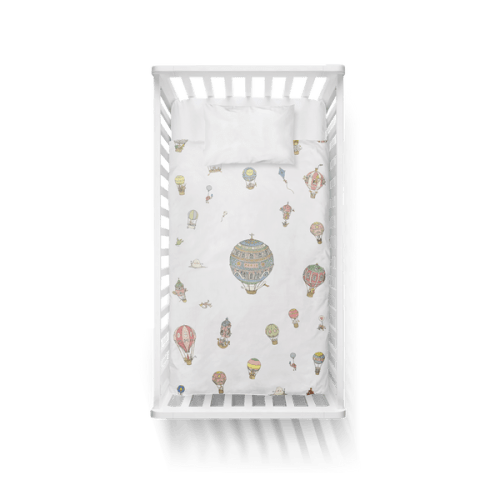 Crib Duvet Cover - Hot Air Balloons
