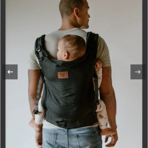 The Beluga Buckle in Black - The Perfect Carrier for Babies 7-50lbs - Beluga Baby Carriers