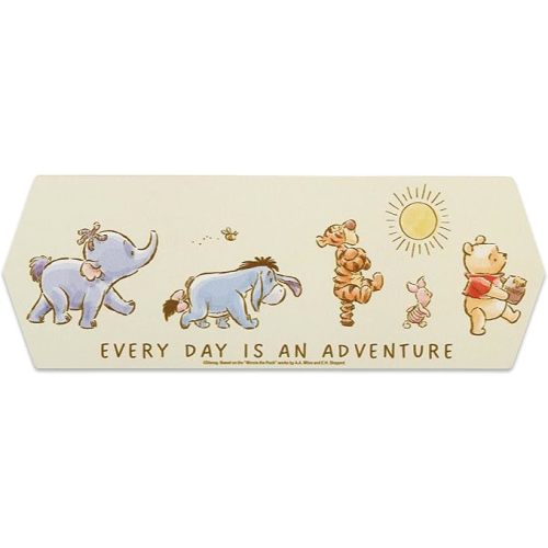 Disney Winnie the Pooh and Friends Every Day is an Adventure Wood Wall Decor - Classic Pooh Sign for Nursery