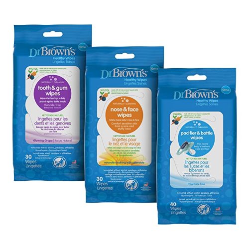 Dr. Brown's Healthy Wipes for Babies and Toddlers, 40 Count, Variety 3 Pack - Variety, 3 Pack