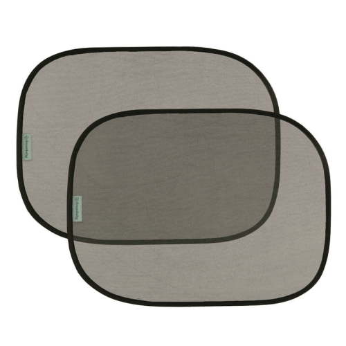Dreambaby Insta-Cling Static Cling Car Window Shades, UPF 50+ Sun Protection, 2 Pack, Black L1203A