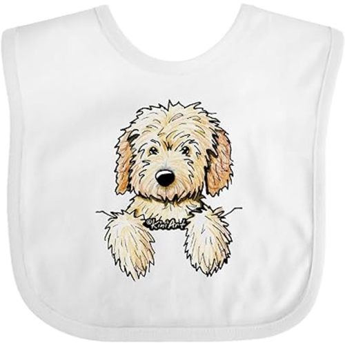 inktastic Pocket Goldendoodle Baby Bib - KiniArt