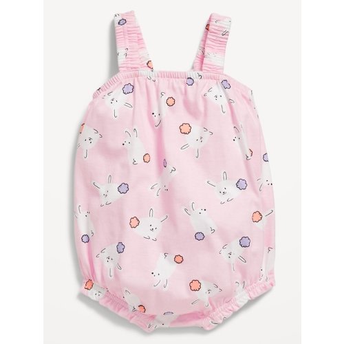 Printed Sleeveless One-Piece Romper for Baby