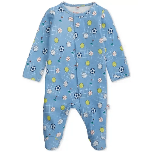 Baby Cotton Magnetic Footed Coverall