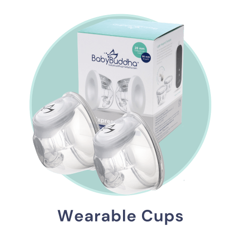 Hands-Free Breast Pump Collection Cups | BabyBuddha Products