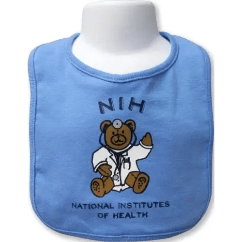 NIH Baby Bib — BLUE