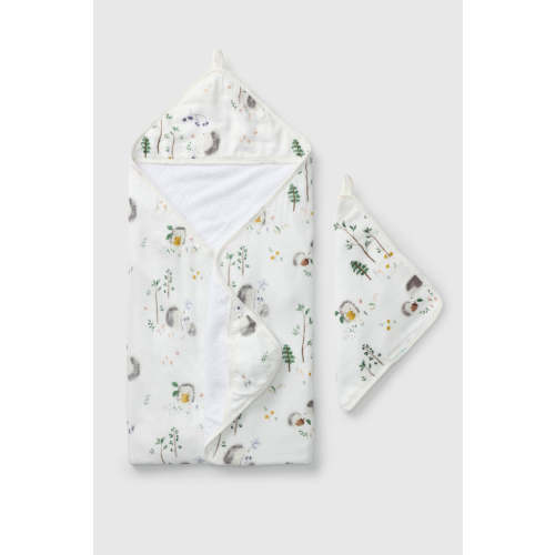 Hooded Towel Set - Hedgehogs