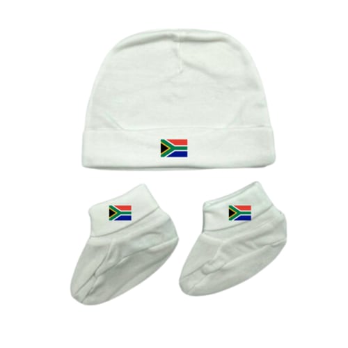 Katz Designs - Hat + Booties - South Africa Inspired | Shop Today. Get it Tomorrow! | takealot.com