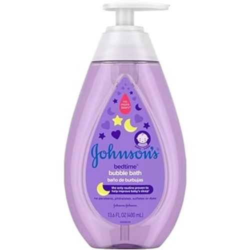 Johnsons Baby Bedtime Bubble Bath 13.6 Ounce (400ml) (2 Pack)
