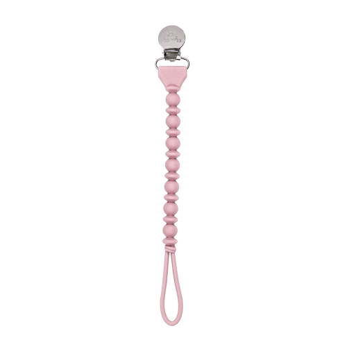 Itzy Ritzy Sweetie Strap Round Beaded Pacifier Clip Pink