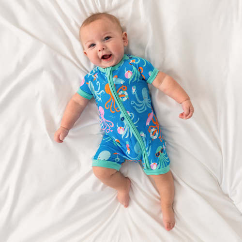 Octopus Party Shorty Zippy – Little Sleepies