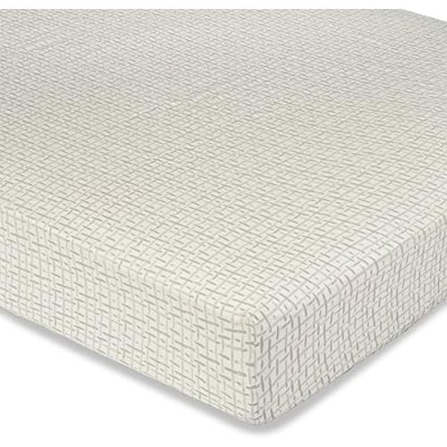 Crane Baby Crib Sheet, Neutral Hashtag Crib Sheets & Toddler Sheets, 100% Cotton Crib Sheets for Standard Crib Mattress(28"x 52"), Breathable Crib Sheets, Fitted Crib Sheets for Boys and Girls
