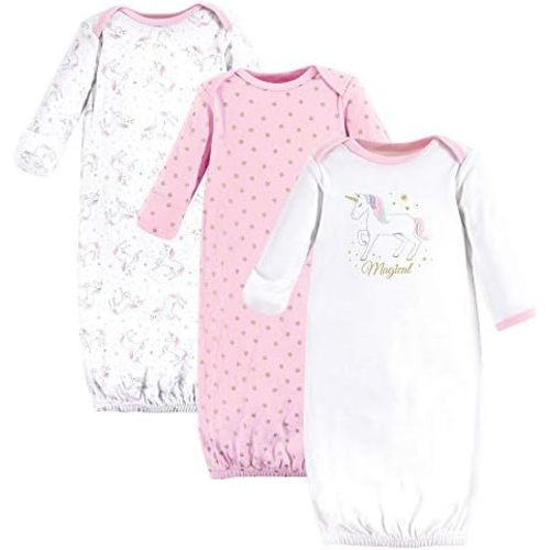 Hudson Baby baby-girls Cotton Gowns