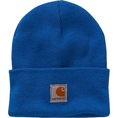 Carhartt® Infant/Toddler Knit Logo Hat in Imperial Blue