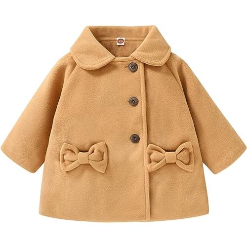 SWNONE Baby Coats Spring Fall Kid Baby Girl Cloak Button Jacket Clothes Baby Outwear Clothes