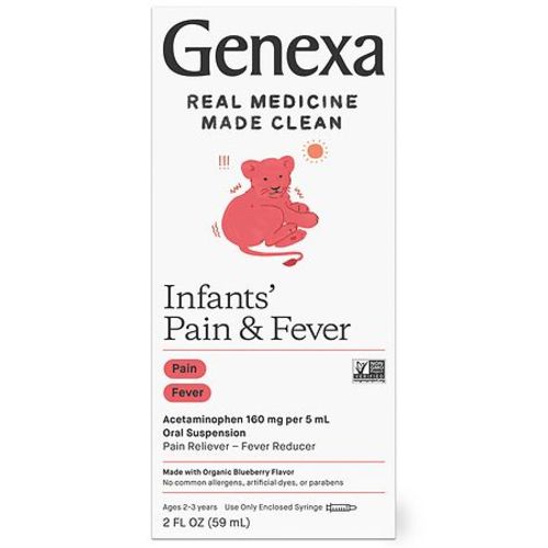 Genexa Infants' Acetaminophen Oral Suspension Blueberry