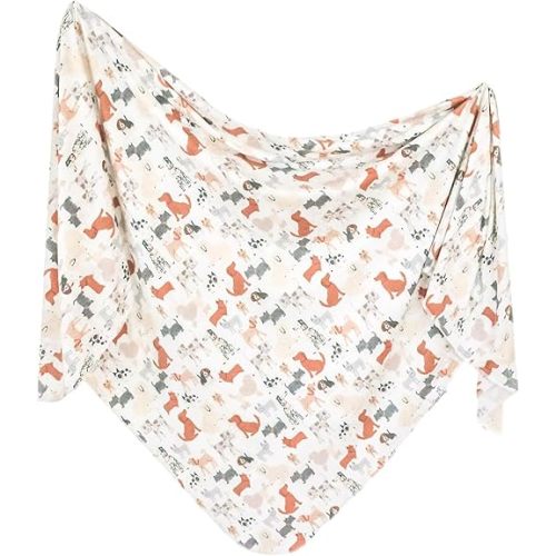 Copper Pearl Baby Swaddle Blanket - Premium Knit Baby Blanket, Large Soft Stretchy Receiving Blankets for Baby Boy and Girl, Swaddles for Newborn, Infant, and Toddler (Rufus)