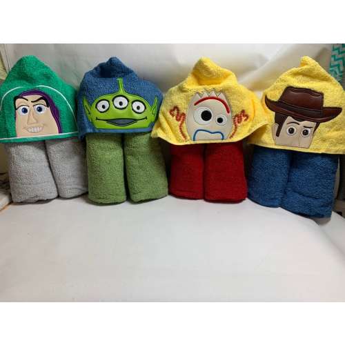Toy Story Hooded Towels