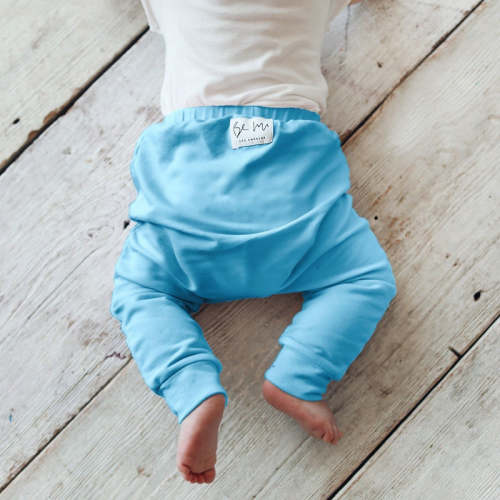Organic Baby Malibu Pants Aqua