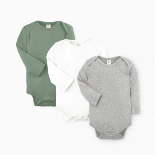 3-Pack Classic Long Sleeve Bodysuit Bundle
