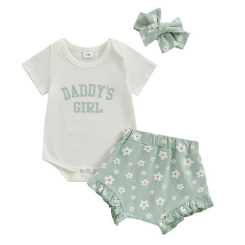 DADDY'S GIRL Daises Outfit - Hazel & Bo