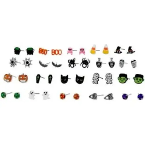 grisl 20 pk halloween earrings - Google Search