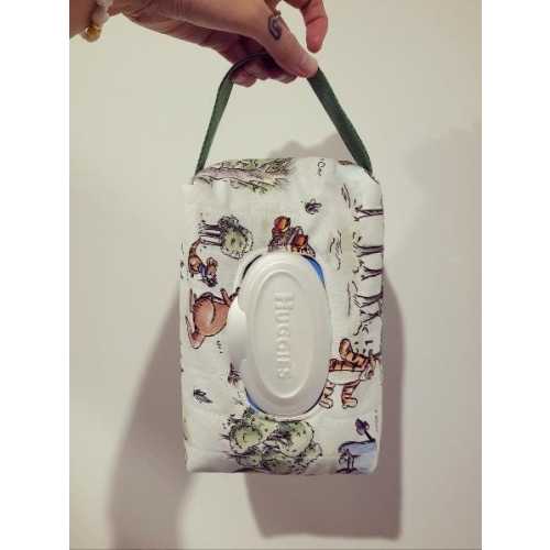 A bag/ pouch for baby wipes (winnie the pooh)