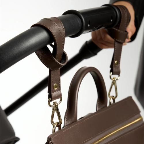 Stroller Hooks Leather