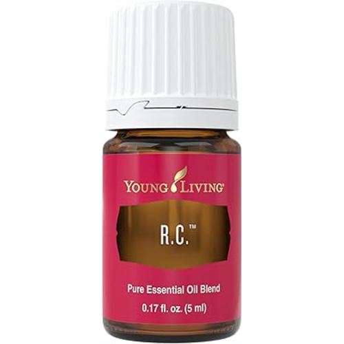 Young Living R.C. Essential Oil 5ml | Invigorating Blend with Eucalyptus, Myrtle, & Pine | Aromatherapy Diffuser for Home | Relaxation & Self Care Gifts for Women