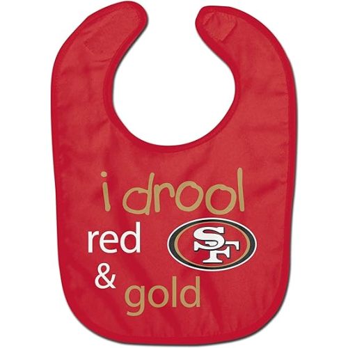 WinCraft NFL San Francisco 49ers WCRA1963624 All Pro Baby Bib