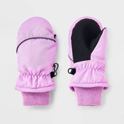 Baby Girls' Snowplay Mitten - Cat & Jack™ Lavender 12-24m