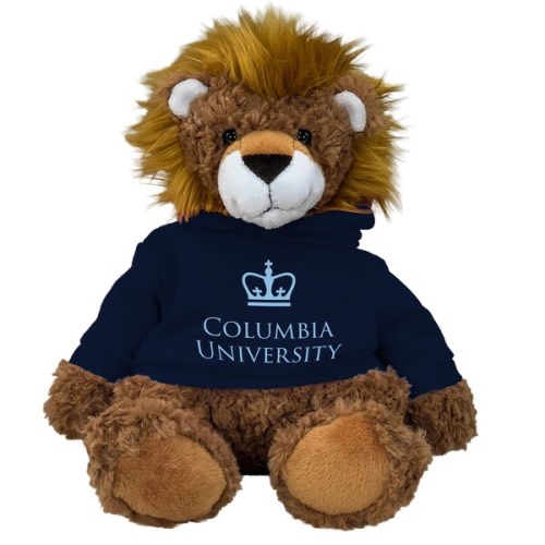 Columbia University Block C Cuddle Buddy Lion w/Hoodie