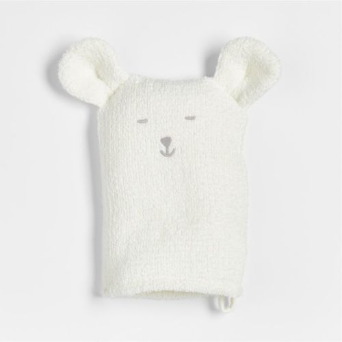 Bear Organic Waffle Hooded Kids Towel