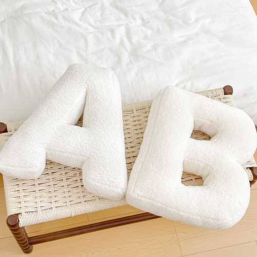 Personalized Alphabet Pillow Gift - Handmade Corduroy Letter, Custom Initial Cushion, Nursery Decor, Birthday Present, Pillow letter