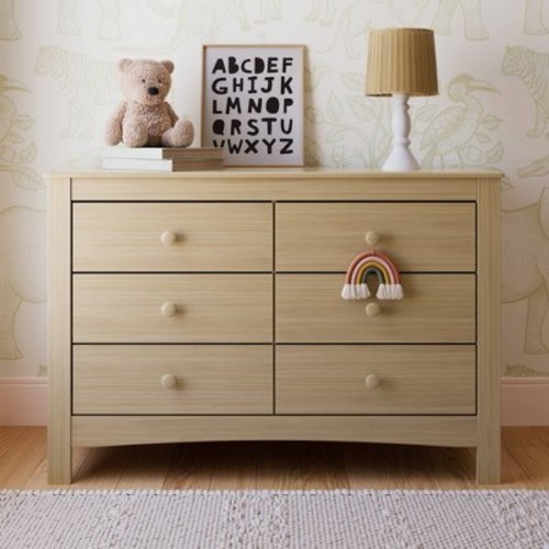 Graco Noah 6-Drawer Double Dresser  - Driftwood